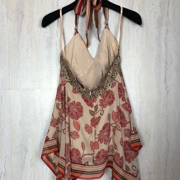 BCBGMaxazria Flowy Halter Top - Picture 4 of 7
